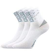 Unisex sportovní ponožky - 3 páry Codex Voxx bílá