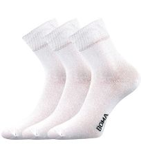 Unisex ponožky - 3 páry Zazr Boma bílá