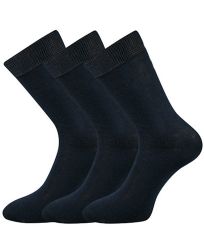 Pánské bavlněné ponožky - 3 páry Habin Lonka tmavě modrá