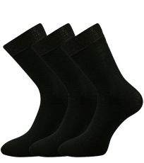 Pánské bavlněné ponožky - 3 páry Habin Lonka černá