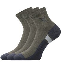 Unisex sportovní ponožky - 3 páry Neo Voxx tmavě zelená II