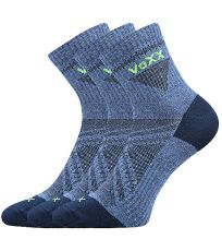 Unisex sportovní ponožky - 3 páry Rexon 01 Voxx jeans melé