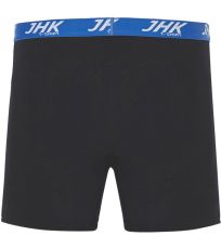 Pánské dlouhé boxerky - 3 páry JHK901 JHK Black