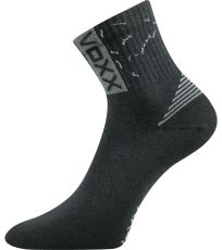 Unisex sportovní ponožky - 3 páry Codex VoXX® tmavě šedá