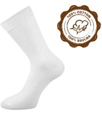 Pánské bavlněné ponožky - 3 páry Habin Lonka bílá
