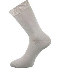 Pánské bavlněné ponožky - 3 páry Habin Lonka světle šedá