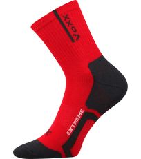 Unisex sportovní ponožky Josef Voxx červená