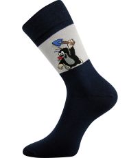 Pánské vzorované ponožky - 1-3 páry KR 111 Boma mix A