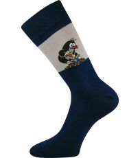 Pánské vzorované ponožky - 1-3 páry KR 111 Boma mix B
