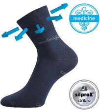 Unisex ponožky s volným lemem Mission Medicine VoXX® tmavě modrá