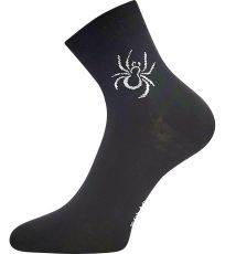 Dámské vzorované ponožky - 3 páry Tatoo Boma černá
