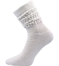 Dámské fitness ponožky Aerobic Boma bílá