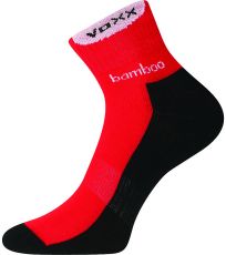 Unisex sportovní ponožky Brooke Voxx červená