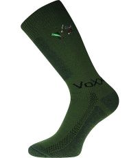 Pánské thermo ponožky Lander Voxx tmavě zelená