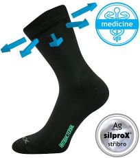Unisex zdravotní ponožky Zeus zdrav. VoXX® černá