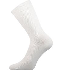 Unisex speciální volné ponožky Oregan Lonka bílá