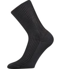 Unisex ponožky s extra volným lemem Pepina Boma černá