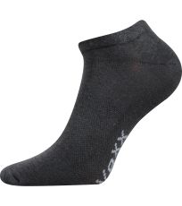 Unisex sportovní ponožky - 3 páry Rex 00 Voxx tmavě šedá