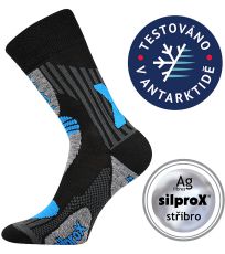 Unisex froté ponožky Vision VoXX® černá - modrá