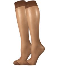 Silonové podkolenky - 6 x 2 páry NYLON 20 DEN Lady B castoro