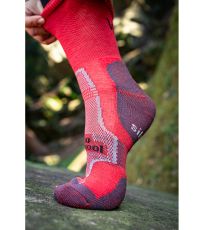 Unisex funkční ponožky Granit Voxx červená