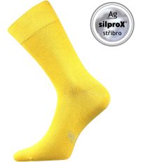 Pánské společenské ponožky Decolor Lonka žlutá