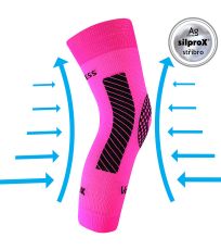 Unisex kompresní návlek na koleno - 1 ks Protect Voxx neon růžová
