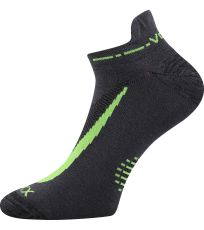 Unisex sportovní ponožky - 3 páry Rex 10 Voxx tmavě šedá