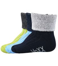 Kojenecké froté ponožky - 3 páry Lunik Voxx mix B - kluk