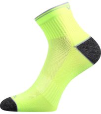 Unisex sportovní ponožky - 3 páry Ray Voxx neon žlutá