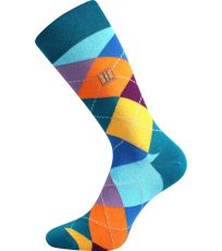 Pánské trendy ponožky - 3 páry Dikarus Lonka kostky