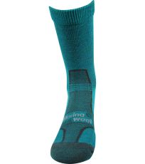 Unisex funkční ponožky Granit Voxx modro-zelená