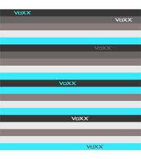 Nákrčník Multifunkční návlek Voxx pruhy neon tyrkys