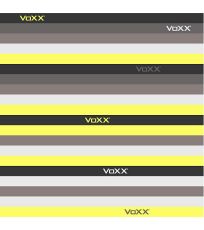 Nákrčník Multifunkční návlek Voxx pruhy neon žlutá