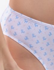 Dámské klasické kalhotky 10286P GINA Bílá-cukrová