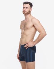 Pánské delší boxerky 74178P GINA Lékořice-sv. modrá