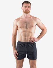 Pánské volné trenky 75208P GINA černá-atlantic