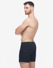 Pánské volné trenky 75214P GINA černá-atlantic