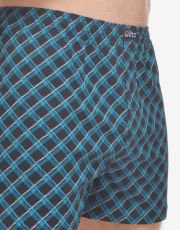 Pánské volné trenky 75218P GINA Černá-bílá