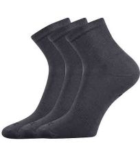 Unisex sportovní ponožky - 3 páry Regular Voxx tmavě šedá