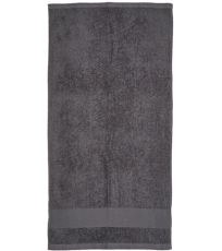 Bavlněný ručník Organic Cozy Bath Sheet Fair Towel Dark Grey