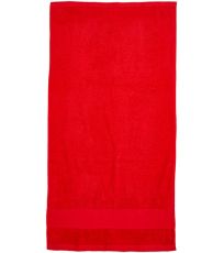 Bavlněný ručník Organic Cozy Bath Sheet Fair Towel Red