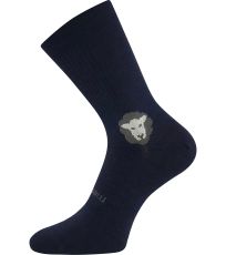 Sportovní ponožky - 3 páry Barefootan merino VoXX® tmavě modrá