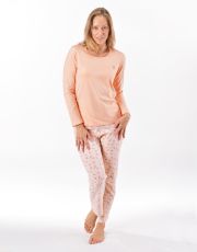 Dámské dlouhé pyžamo 19167P GINA