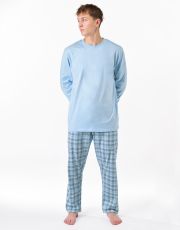 Pánské dlouhé pyžamo 79189P GINA