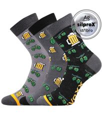 Pánské trendy ponožky - 3 páry PiVoXX VoXX®