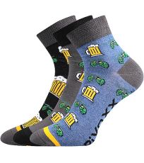 Pánské trendy ponožky - 3 páry Piff 01 VoXX®