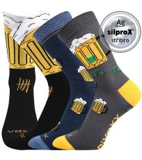 Pánské trendy ponožky - 3 páry PiVoXX VoXX®