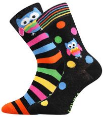 Dětské vzorované ponožky - 3 páry Doblik Lonka mix holka