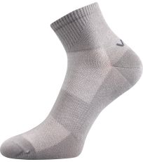 Unisex sportovní ponožky - 3 páry Metym Voxx světle šedá